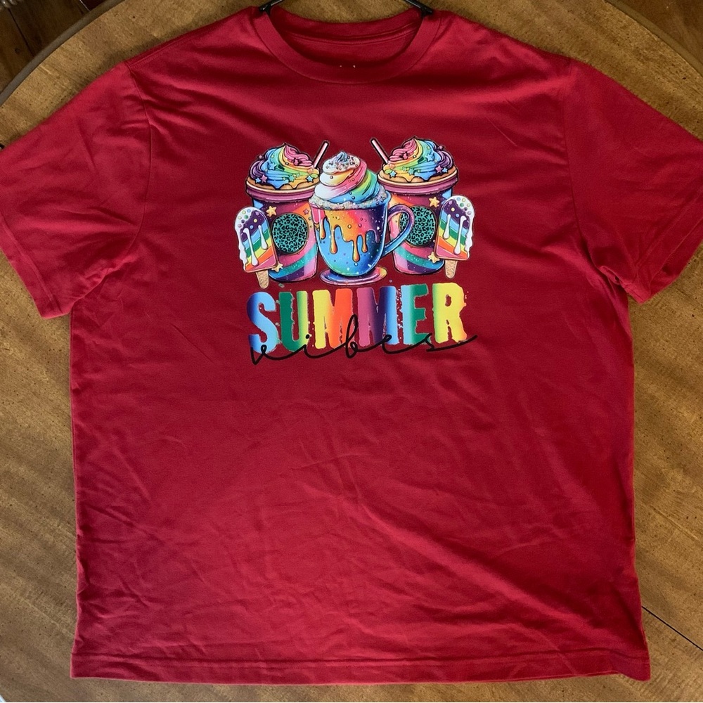 Red Graphic T-shirt